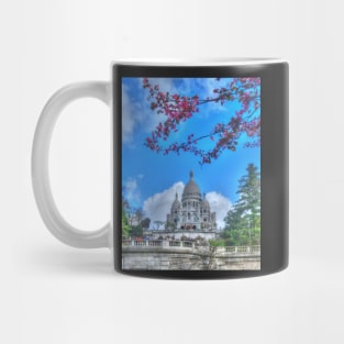 Sacre Couer framed by nature Mug